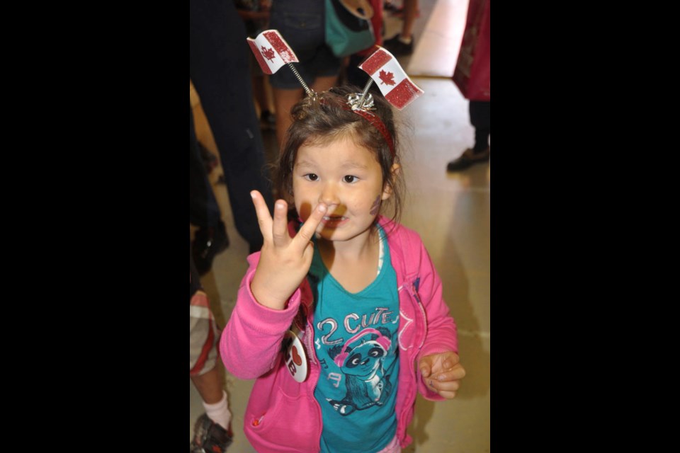 Canada is 146 years old, North Battleford is 100 years old, and &#8220;I&#8217;m three!&#8221;