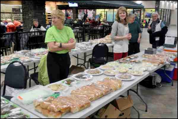 The Territorial Mall hosted the St. Patricks Day Bake Sale, sponsored by the St. Vital Catholic Women&#8217;s League. There were plenty of baked offerings up for sale and not surprisingly, for a few of them &#8220;green&#8221; was the colour.