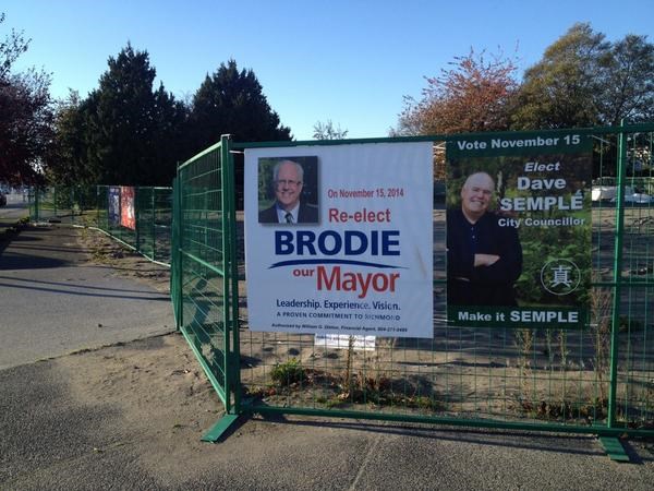 2014 Richmond election signs