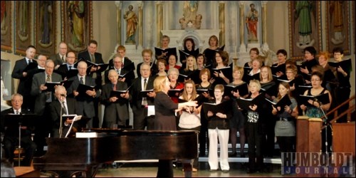 The Marysburg Regional Choir, made up of 47 voices &#8212;both men and women &#8212; performed the bulk of the pieces at the concert as a whole choir, in sections, and with other choirs.