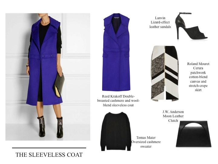 Sleeveless coat edit