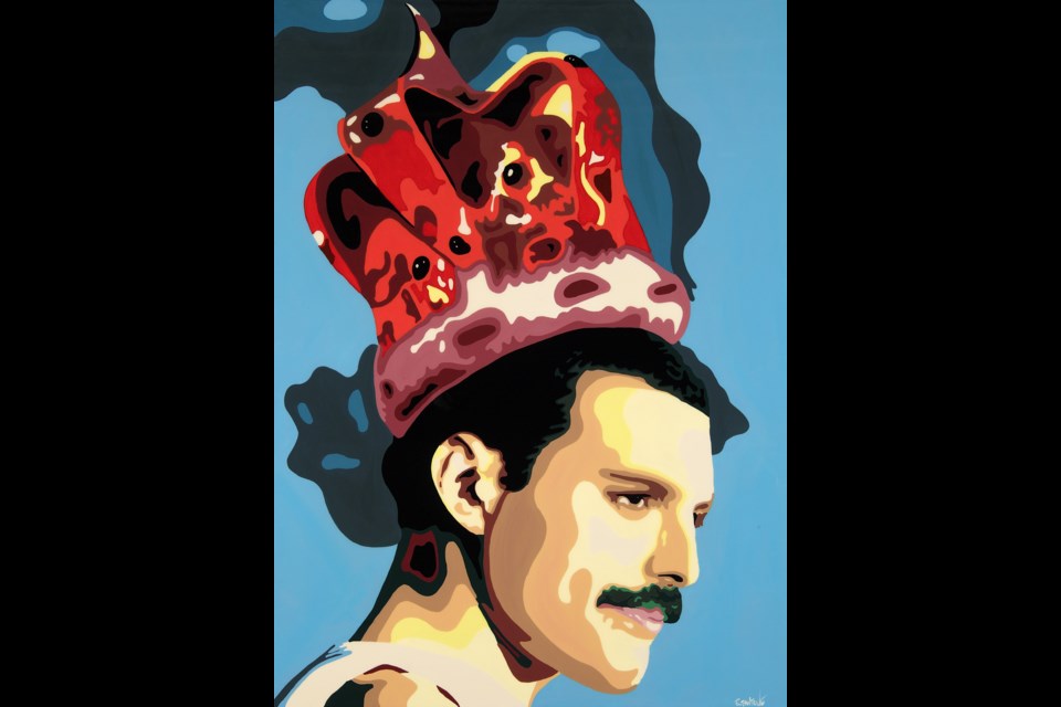King of Queen, created and donated to Art for Life by artist Elisabetta Fantone.