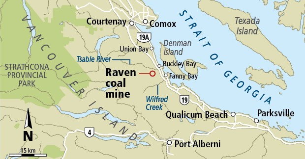 Raven coal mine map