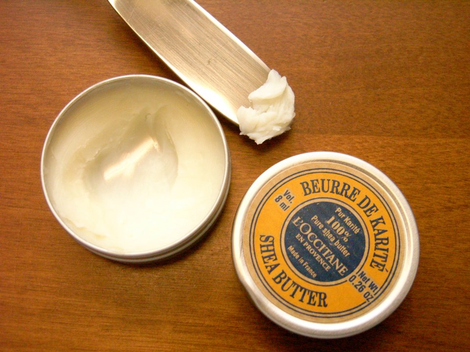 Organic certified and fair trade approved pure shea butter from L’Occitane