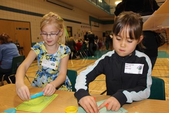 St. Michael&#8217;s Kindergarten students were invited to the &#8220;Kindergarten Road Trip to Learning&#8221; recently. Staff from the school showcased a variety of stations designed to develop the whole child. Students and parents participated in many literacy activities and received a special learning toolbox.