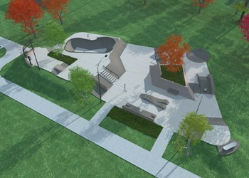 While plans may be altered somewhat throughout the planning stages, pictured is what Yorkton&#8217;s new skateboard park will look like.