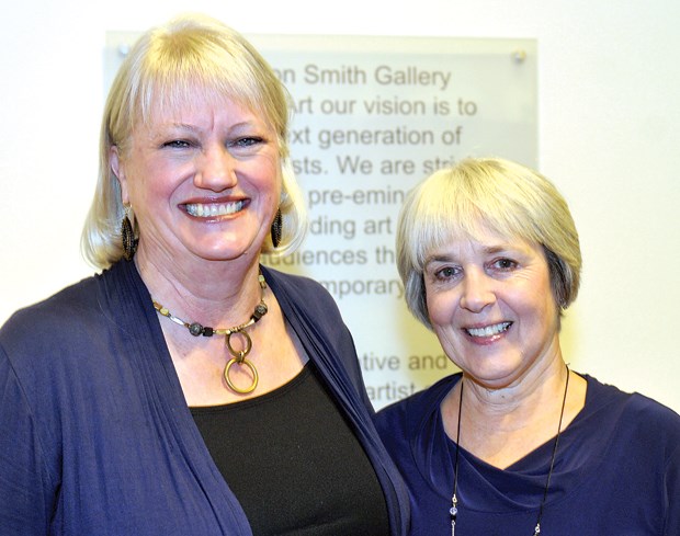 North Vancouver Community Arts Council’s executive director Linda Feil and board chairwoman Louise McLay