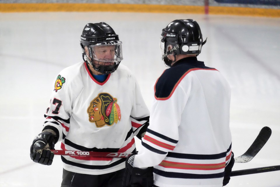 Old time pick up hockey at Bby winter club.