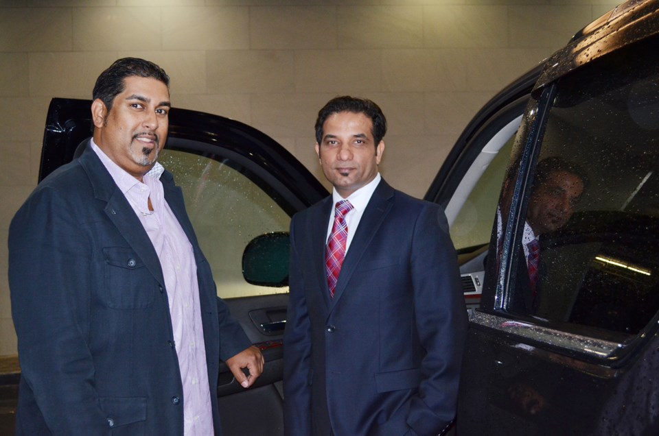 Otis Perrick (left) and business partner Ricky Goraya
