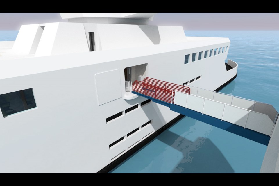 Esquimalt Drydock Co. has been hired by B.C. Ferries to do a $12-million mid-life upgrade on the Queen of Capilano, which will include a new passenger entrance and exit area for walk-on passengers,