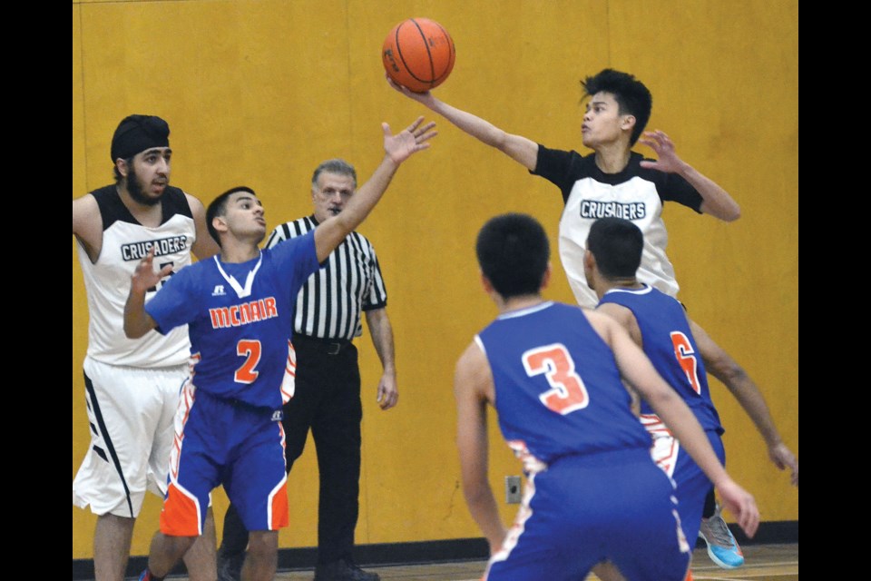 The host Crusaders managed to place second at their own Cambie Classic, falling 79-65 to city rival McNair in Saturday's championship game.