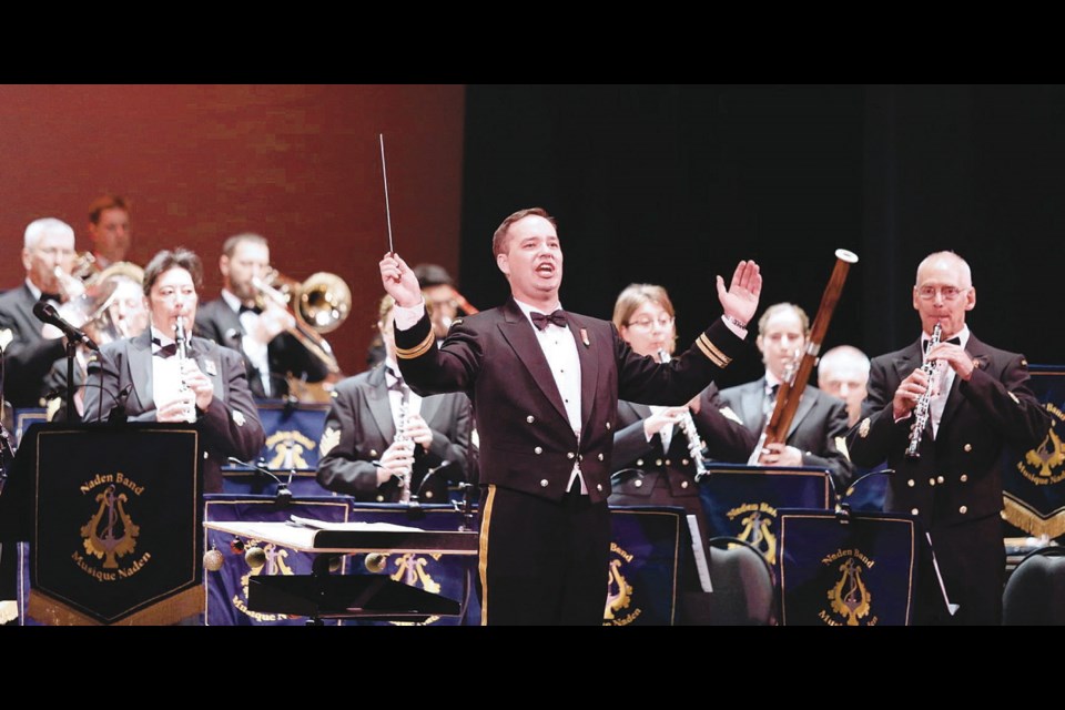 The Naden band was conducted by music director and Commanding Officer Lt. (Navy) Matthew Clark.