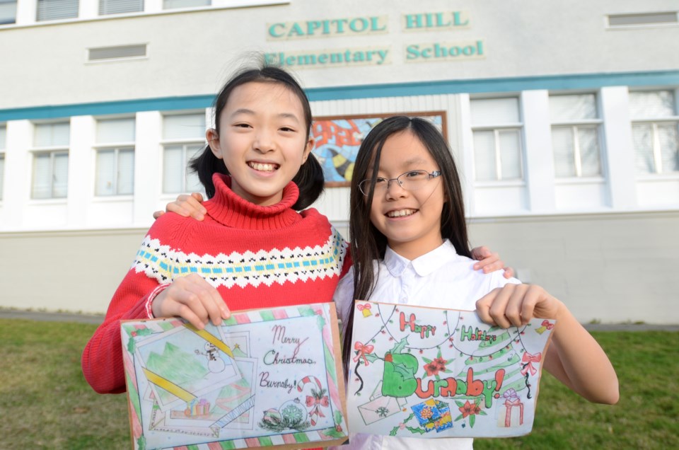 Christmas cards, Floria Gu, Flora Su