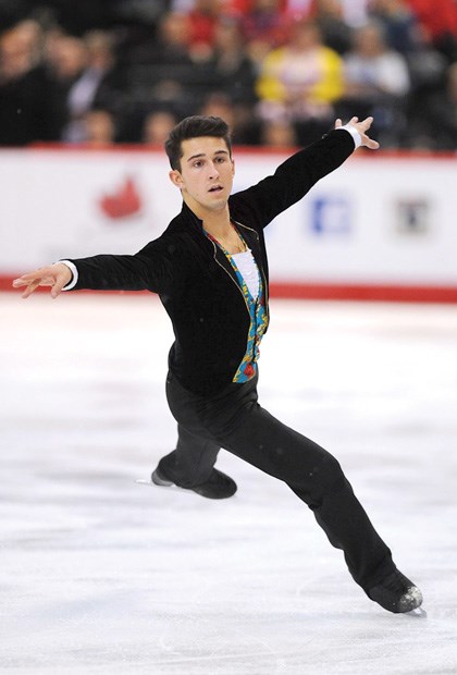 North Vancouver’s Liam Firus placed third at the Canadian figure skating championships held in Ottawa in January. That showing earned him a place on the Canadian Olympic team for the Sochi Games.