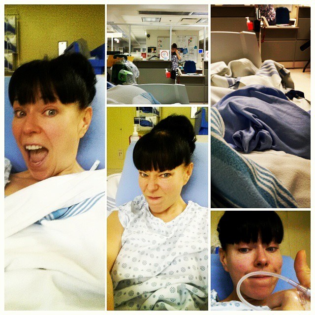 Suzie Spitfyre in hospital
