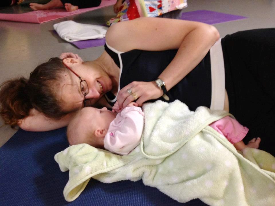 Mom and Baby Yoga