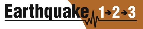 Earthquake 1-2-3 banner