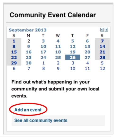 Add an event