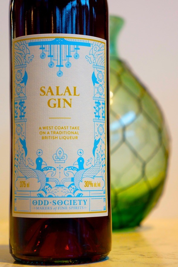 Odd Society salal sloe gin