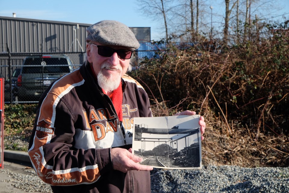 Ghost mill: Burnaby resident Terry Rea worked for decades at Vancouver Steel, which used to be on this site decades ago.