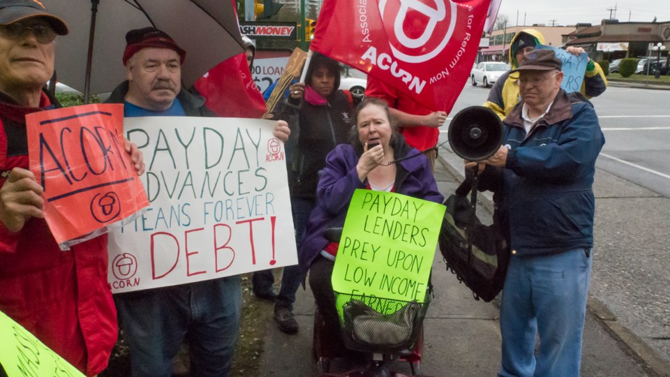 ACORN rally against payday lenders