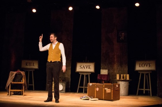 Rob Drummond explores the notion of free will in his theatrical magic show Bullet Catch