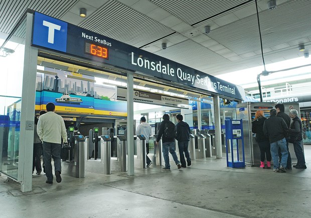 Seabus turnstiles