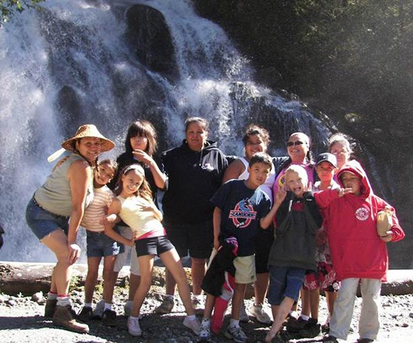 Elementary-aged children enjoying outdoor education as it is imagined for the new program of choice proposed for Squamish.