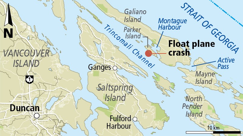 Parker Island float plane crash