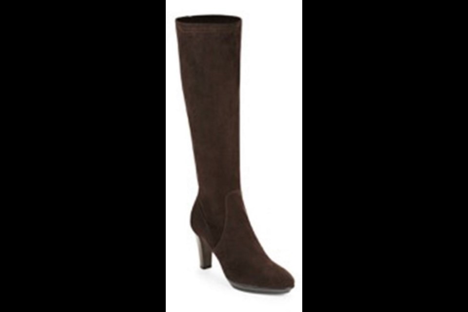 A knee-high or mid-calf boot will give a sleek, feminine look.