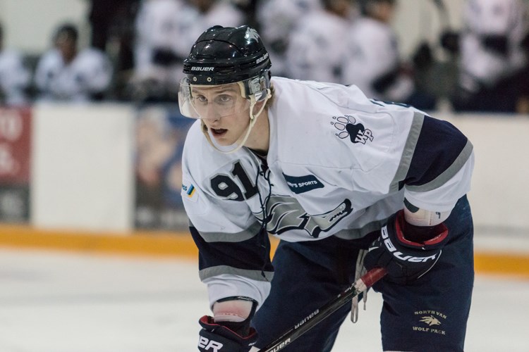 Mitch Crisanti has racked up 32 goals to set the North Van Wolf Pack franchise record for a season with two games still left to play.