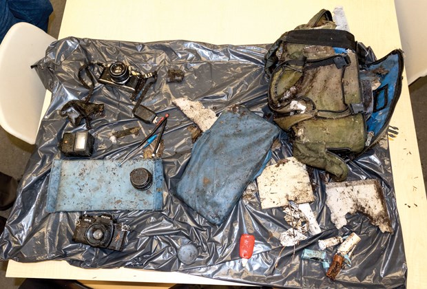 Cameras and bag