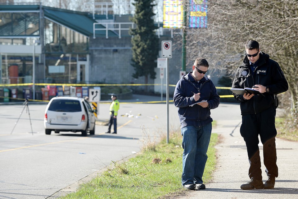 Homicide police are investigating a fatal stabbing at Edmonds SkyTrain station.