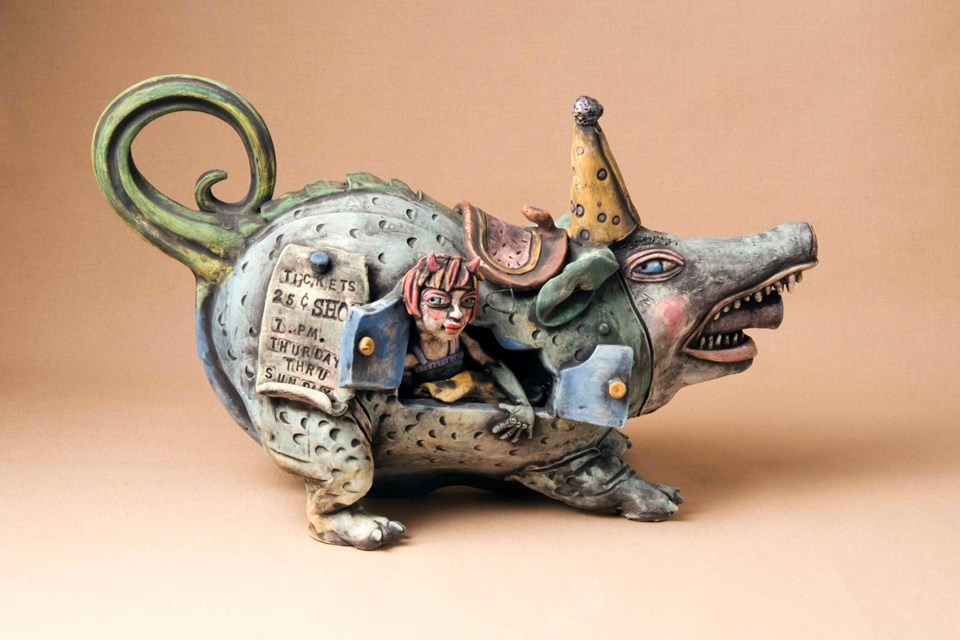 Work by Kathleen Raven. Raven is one of four top ceramics artists featured in an upcoming workshop at Shadbolt Centre.
