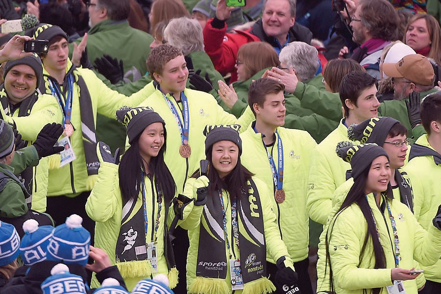 Team Manitoba athletes