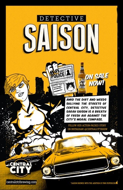 Surrey’s Central City Brewers is redesigning the logo for its Detective Saison after concerns were raised over the logo’s similarities to the comic book character Deena Pilgrim.
