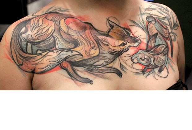 chest tattoo