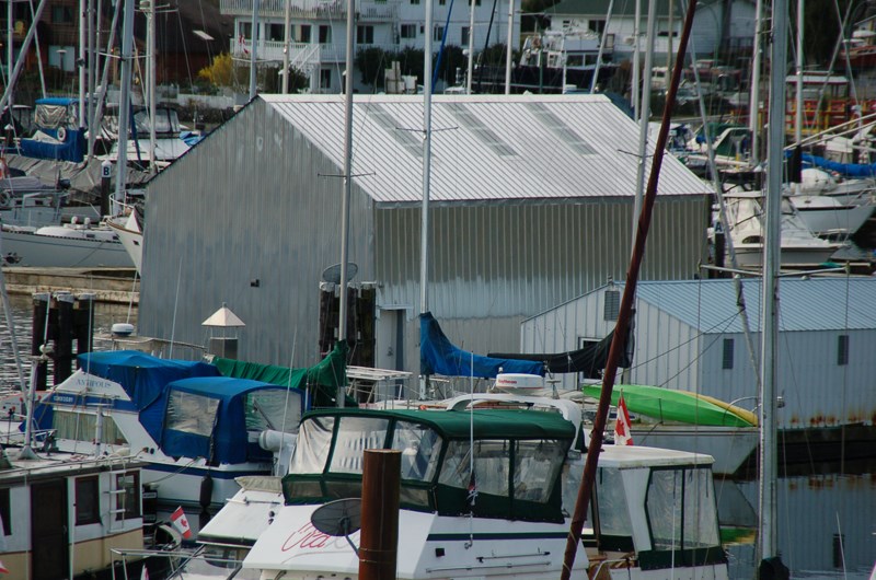 The RCMP’s new boatshed in Gibsons Harbour was custom-built to house a larger vessel with an enclosed cabin that the detachment is hoping to have sometime next year. It will replace the Zodiac Hurricane that currently serves the entire Sunshine Coast.