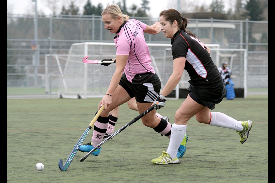 03-15-15
Burnaby women's field hockey playoff day at Burnaby Lakes.
Photo: Jennifer Gauthier