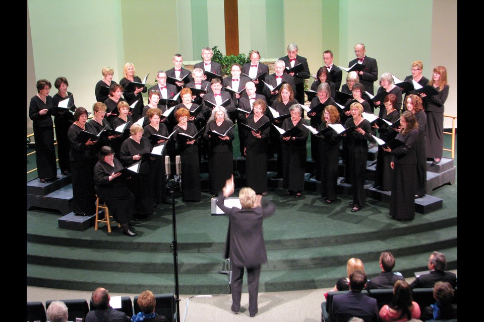 The Amabilis Singers, seen here in a previous concert, return to the stage for their spring concert, The Elements, on April 18.