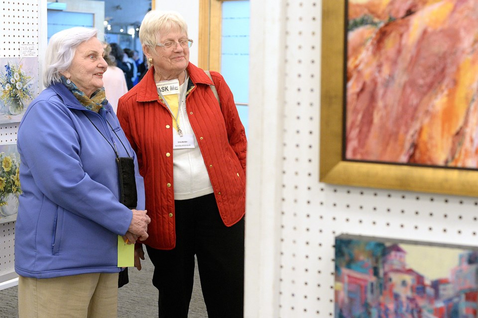 The Burnaby Artists' Guild held its Beautiful Burnaby spring show and sale at the Shadbolt Centre over the weekend.