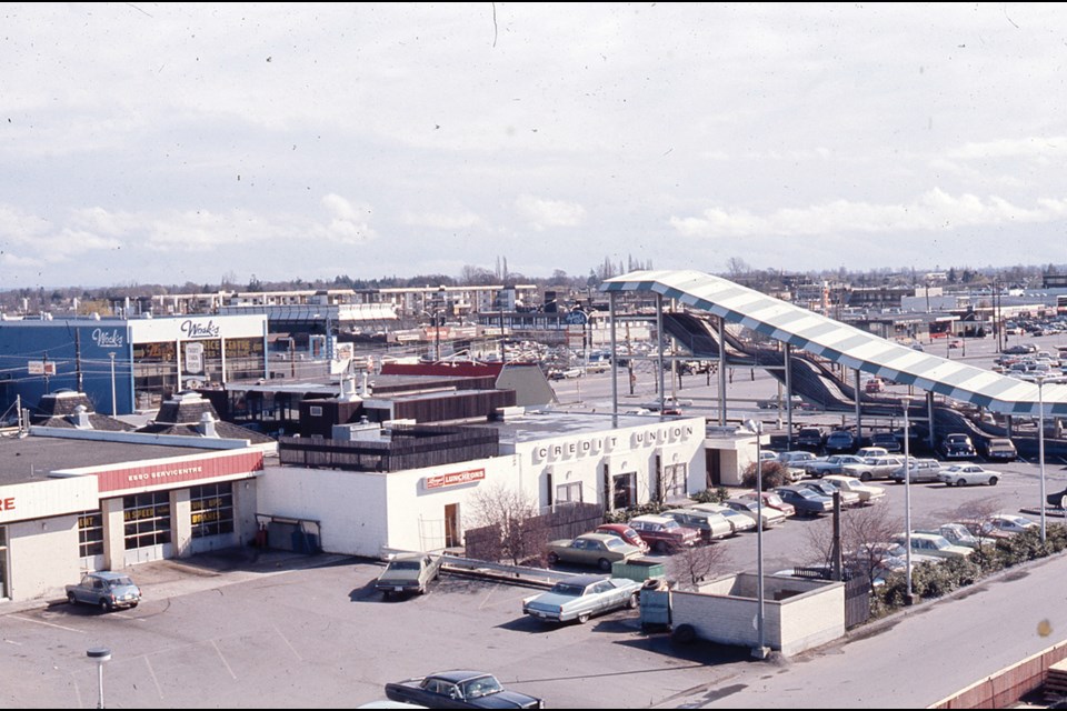 n In a day long before kids were attached to digital devices, the Skookum Slide on No. 3 Road — close to the current day Coast Capital Savings branch at Richmond Centre — was a popular activity for youngsters to enjoy. Photo submitted by Richmond Archives.