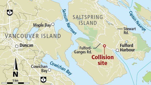 Saltspring crash site