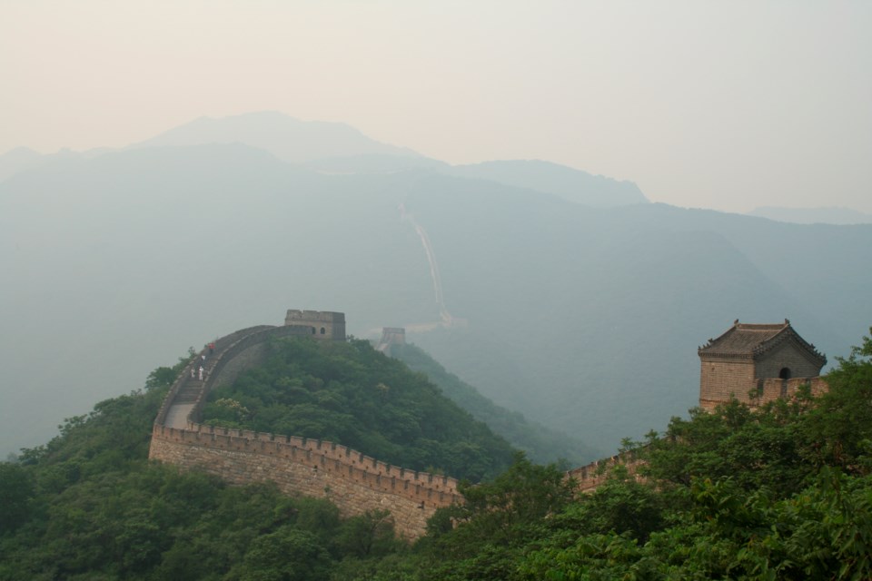 Great Wall pollution