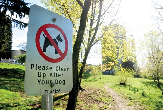 Dog sign