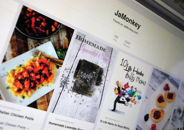 Browsing for home decor inspiration