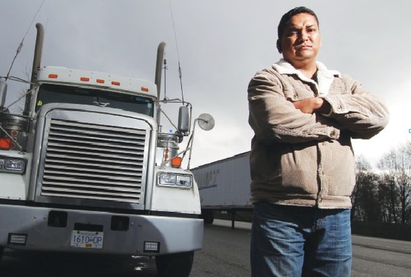 Ken Rakhra, owner of Nilam Trucking