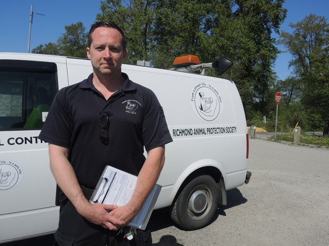 n Patrolling Richmond’s streets and parks is more than just handing out violation tickets for Richmond Animal Protection Society’s animal control officer Shane Burnham. Diplomacy and understanding also plays a big part in his daily routine, whether at Bark Park on No. 3 Road or dealing with the language barrier in as diverse a city as Richmond.