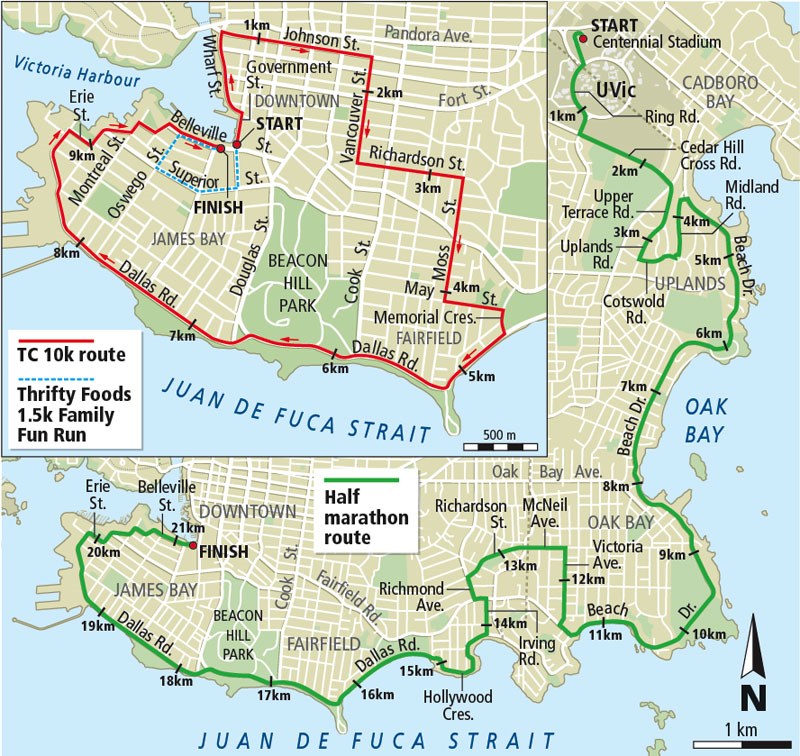 TC 10K route map 2015