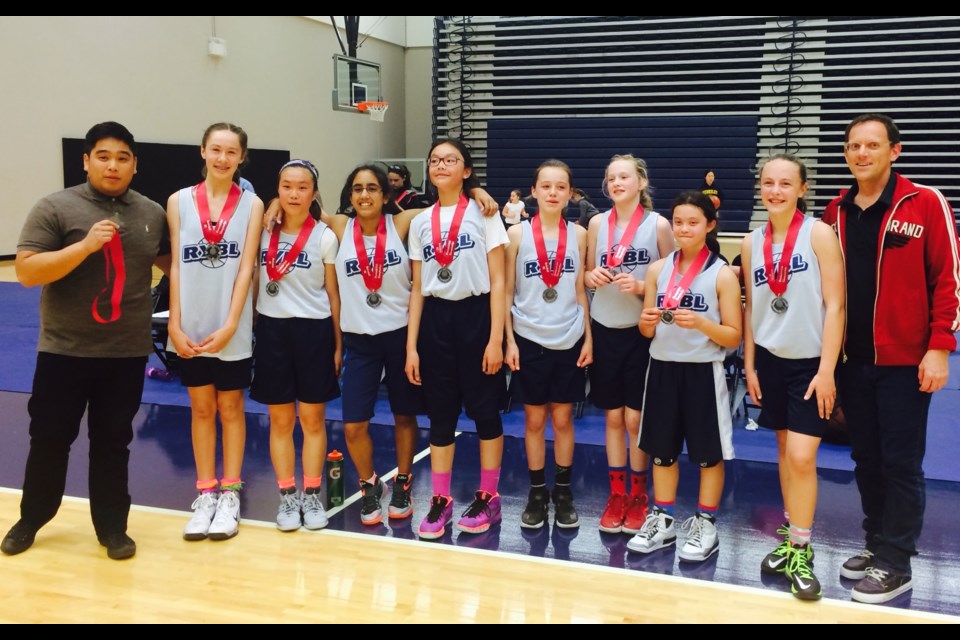 The Raccoons came away with a silver medal in the Gold Division at last week's provincial U13 club basketball championships at the Langley Events Centre.